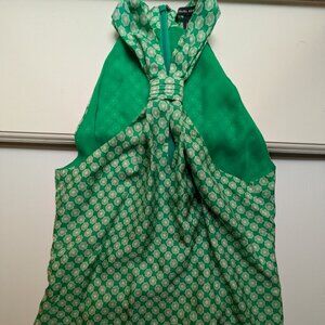 Banana Republic Green Sleeveless Silk Blouse – Size 2